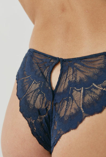 Braga clásica Feroe - Navy-Black Limba