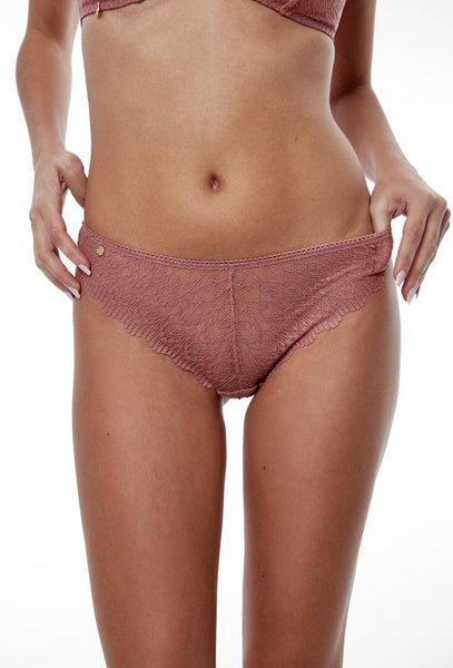 Braga culotte Gloria - Ash rose-Black Limba