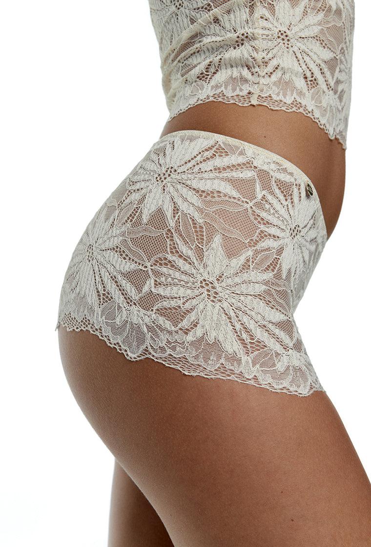 Braga culotte Zinnia - Cream-Black Limba