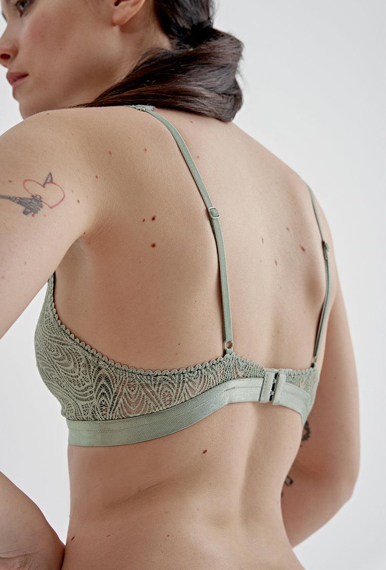 Bralette Arini - Light Teal-Black Limba