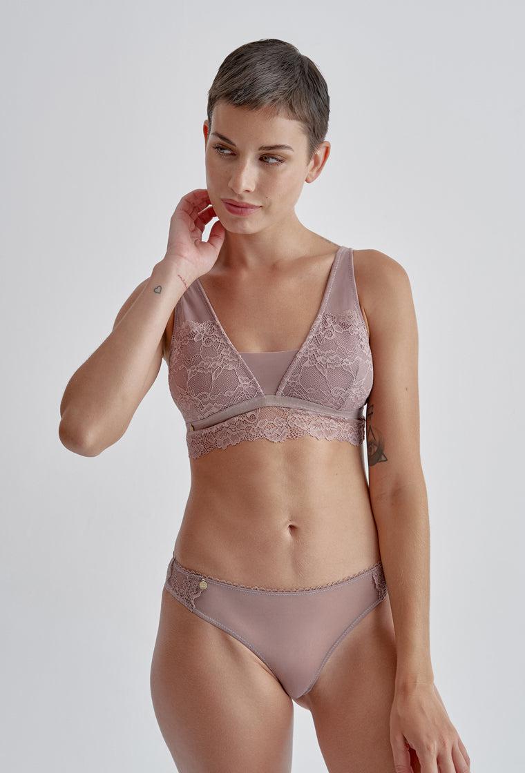 Bralette Baku - Tan-Black Limba