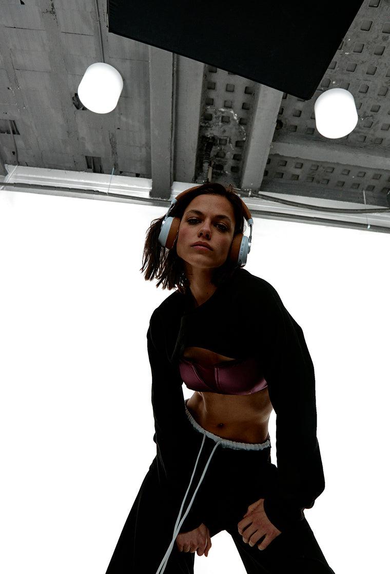 Bralette Balconette Catherine - Tulipwood-Black Limba