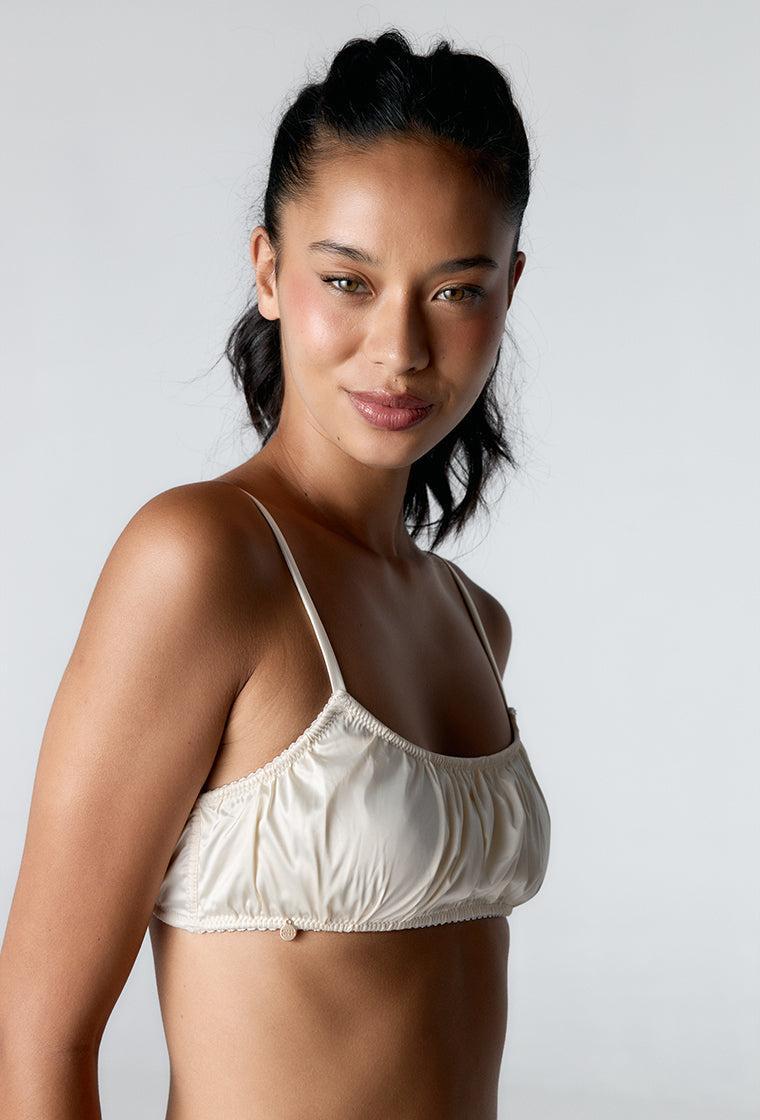 Bralette Balconette Peony - Cream-Black Limba