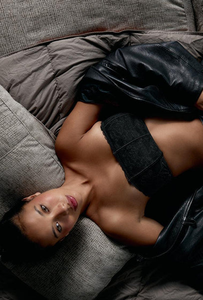 Bralette Bandeau Vanya - Black-Black Limba