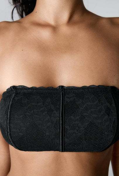Bralette Bandeau Vanya - Black-Black Limba