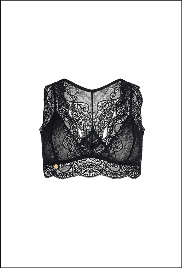 Bralette Brave Anaconda - Black-Black Limba