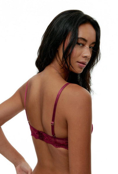 Bralette falso aro Camille - Grape-Black Limba