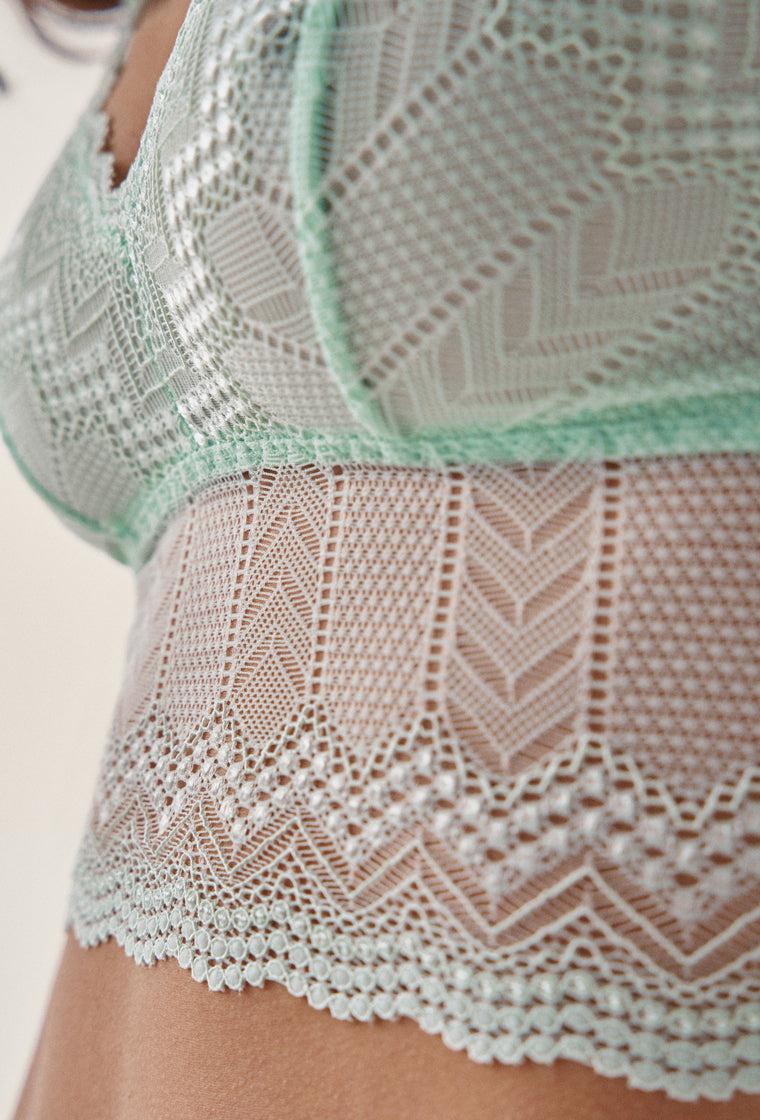 Bralette Haji - Mint-Black Limba