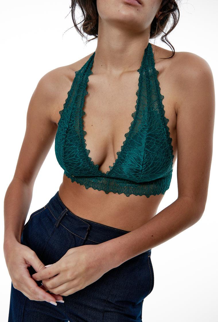 Bralette Halter Baker - Aventurine-Black Limba