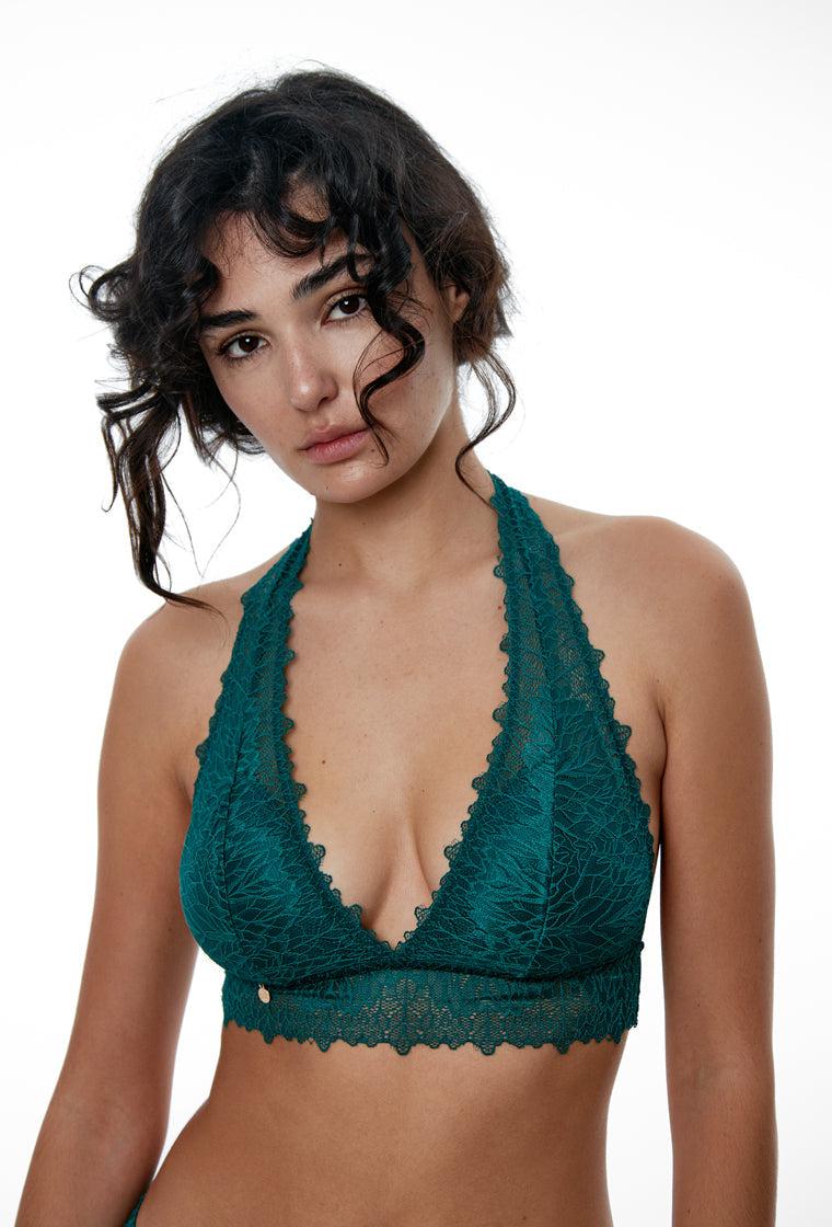 Bralette Halter Baker - Aventurine-Black Limba