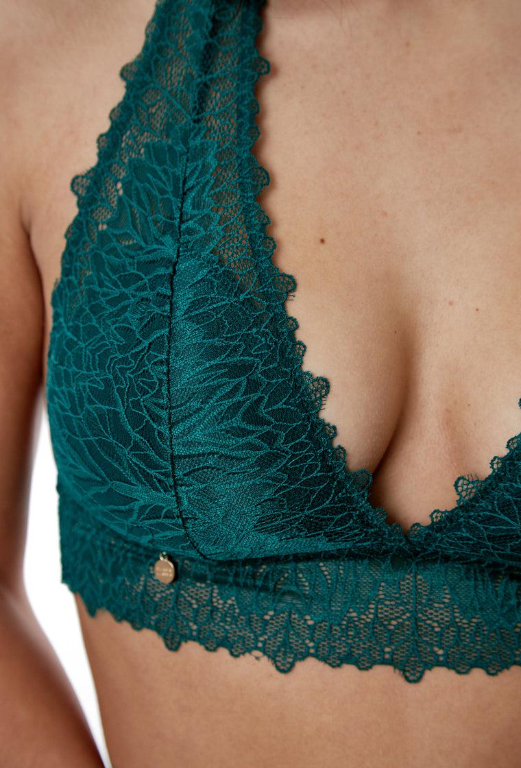 Bralette Halter Baker - Aventurine-Black Limba