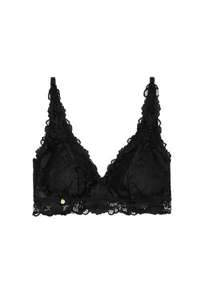 Bralette Halter Ingrid - Black-Black Limba