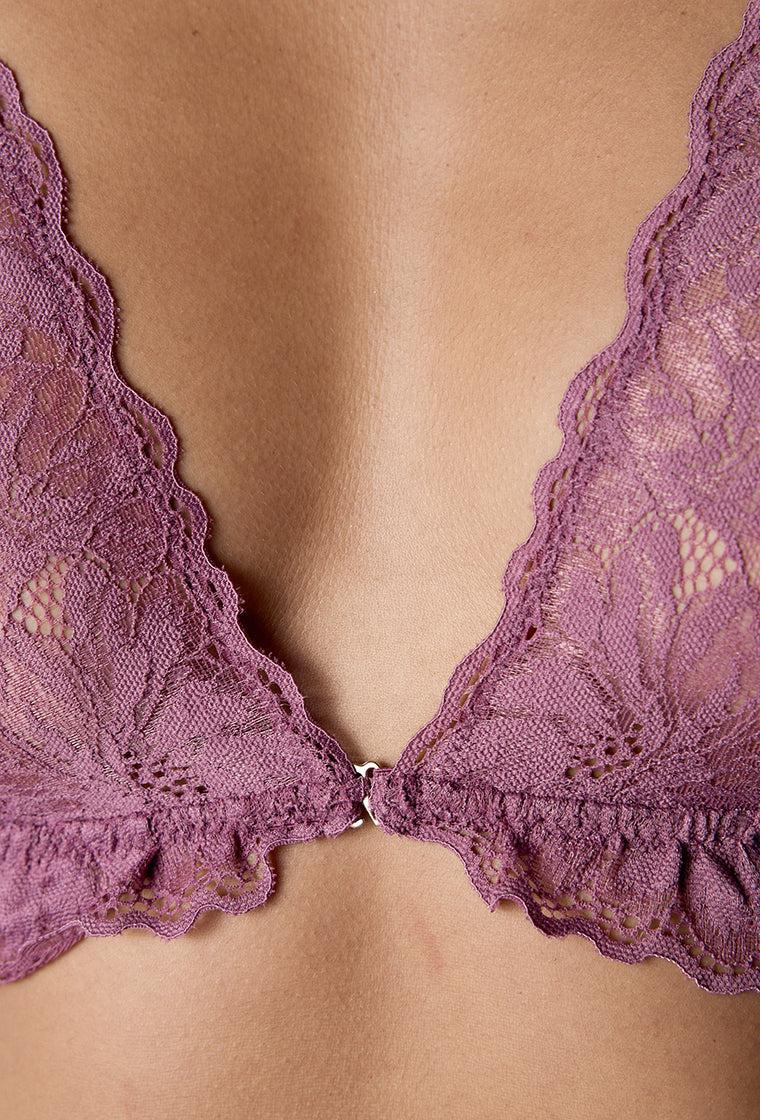 Bralette Halter Salma - Tulipwood-Black Limba