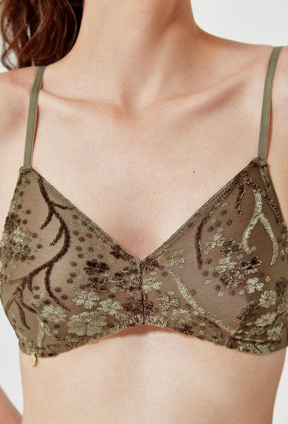 Bralette Ikigai - Dark Green-Black Limba