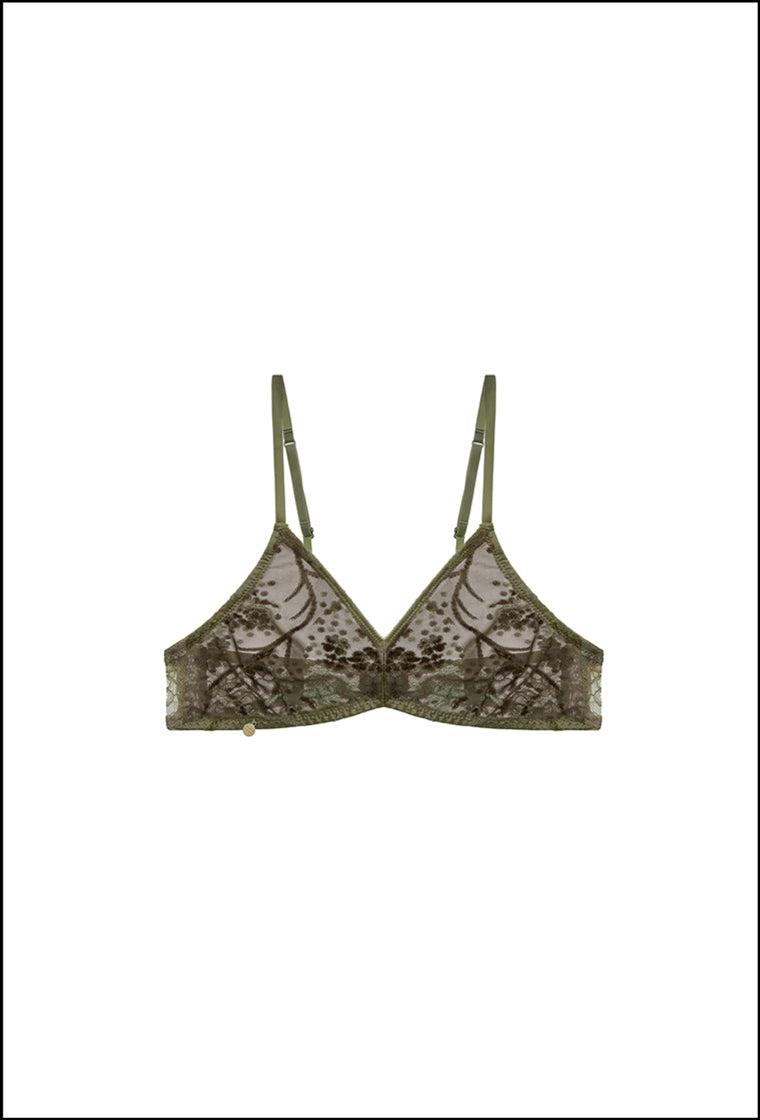 Bralette Ikigai - Dark Green-Black Limba
