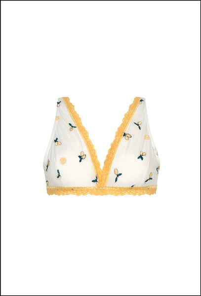 Bralette Nami - White-Black Limba