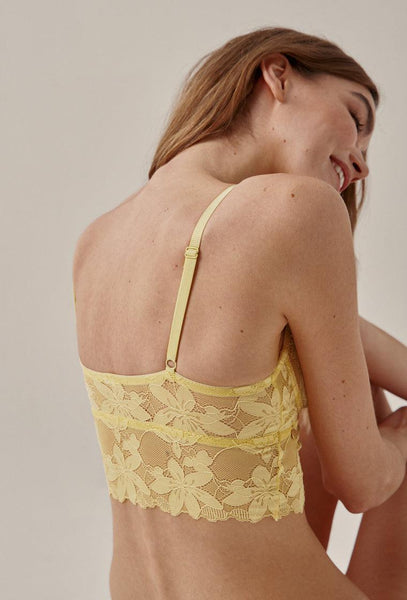 Bralette Selune - Banana-Black Limba