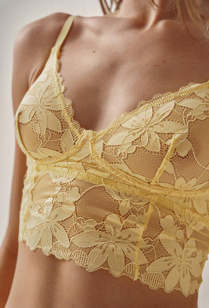 Bralette Selune - Banana-Black Limba
