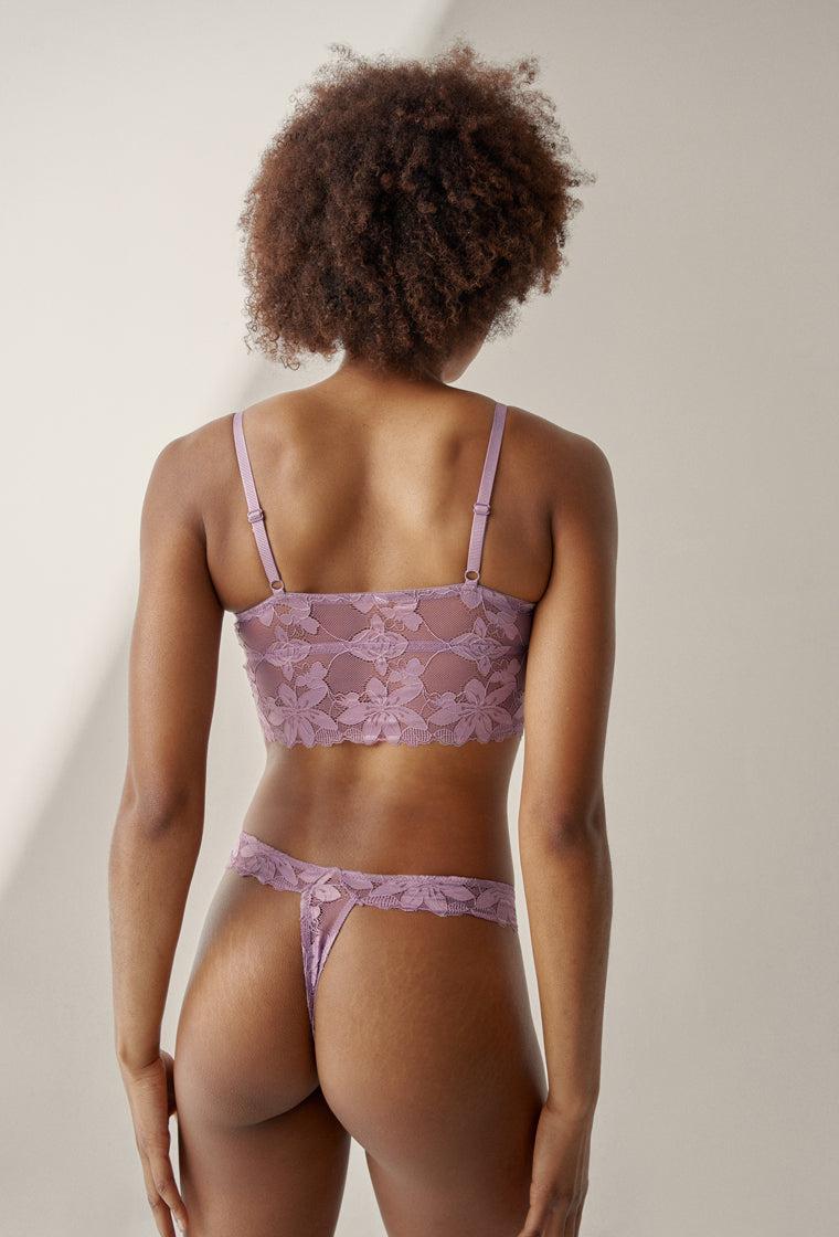 Bralette Selune - Elderberry-Black Limba