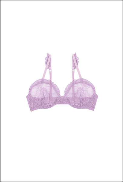 Bralette balconette Frilly - Orchid-Black Limba