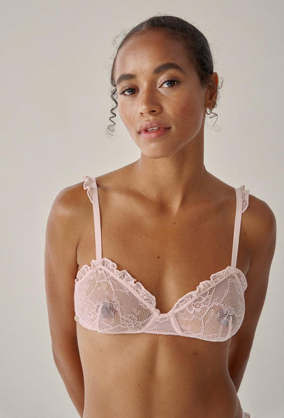 Bralette balconette Frilly - Peony-Black Limba