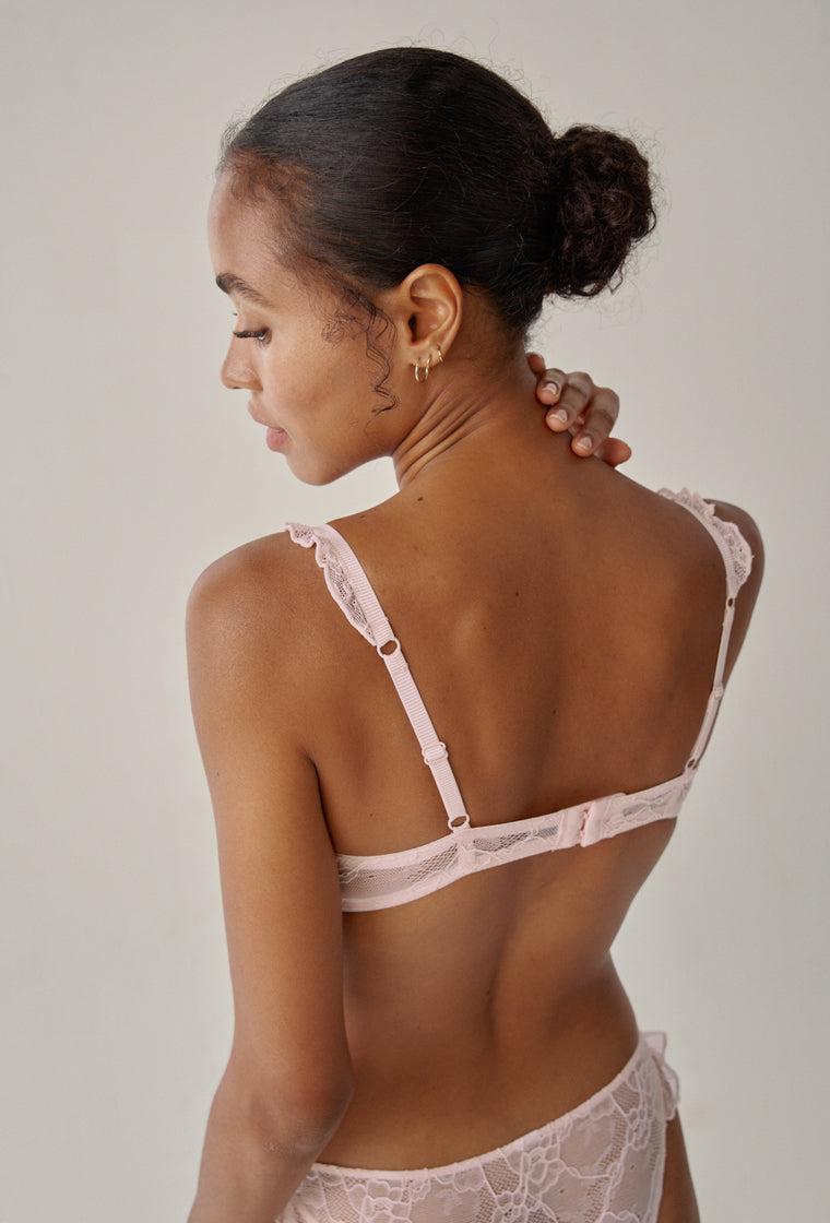 Bralette balconette Frilly - Peony-Black Limba