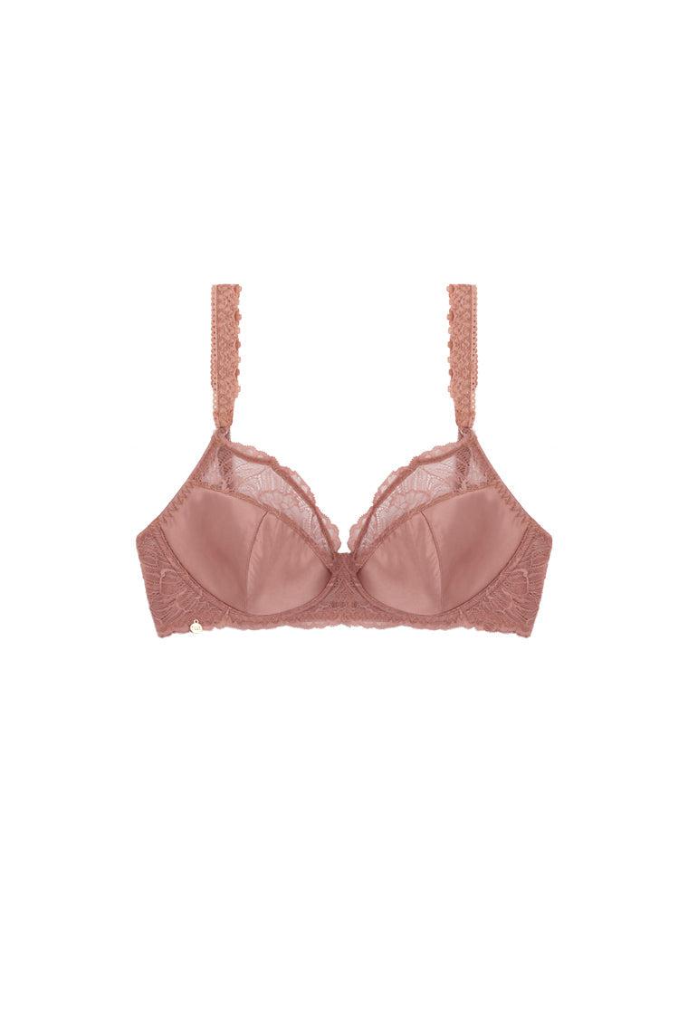 Bralette balconette Silken - Ash Rose-Black Limba