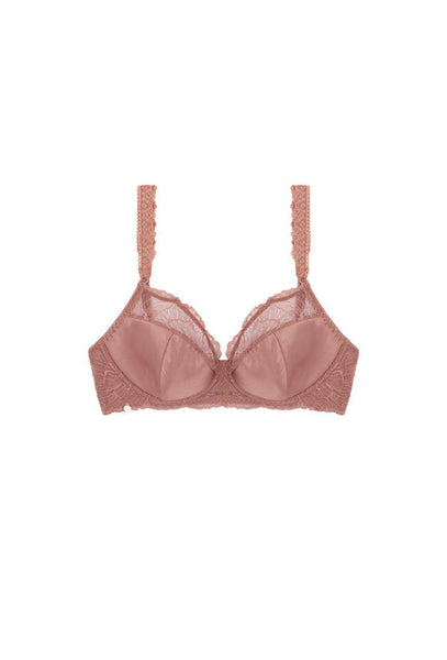 Bralette balconette Silken - Ash Rose-Black Limba