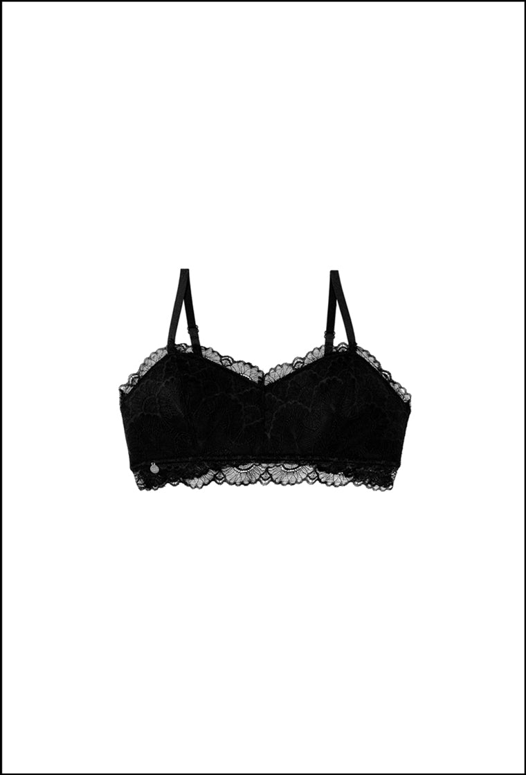 Bralette bandeau Denali - Black-Black Limba