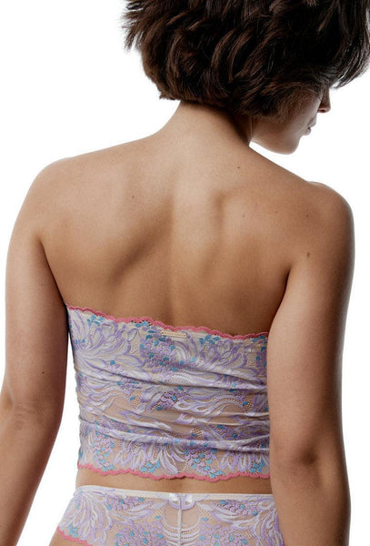 Bralette crop top Faye - Multicolor-Black Limba