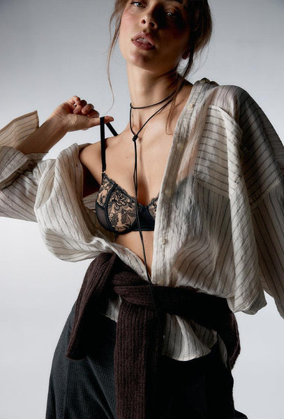 Bralette falso aro Dusk - Black-Black Limba