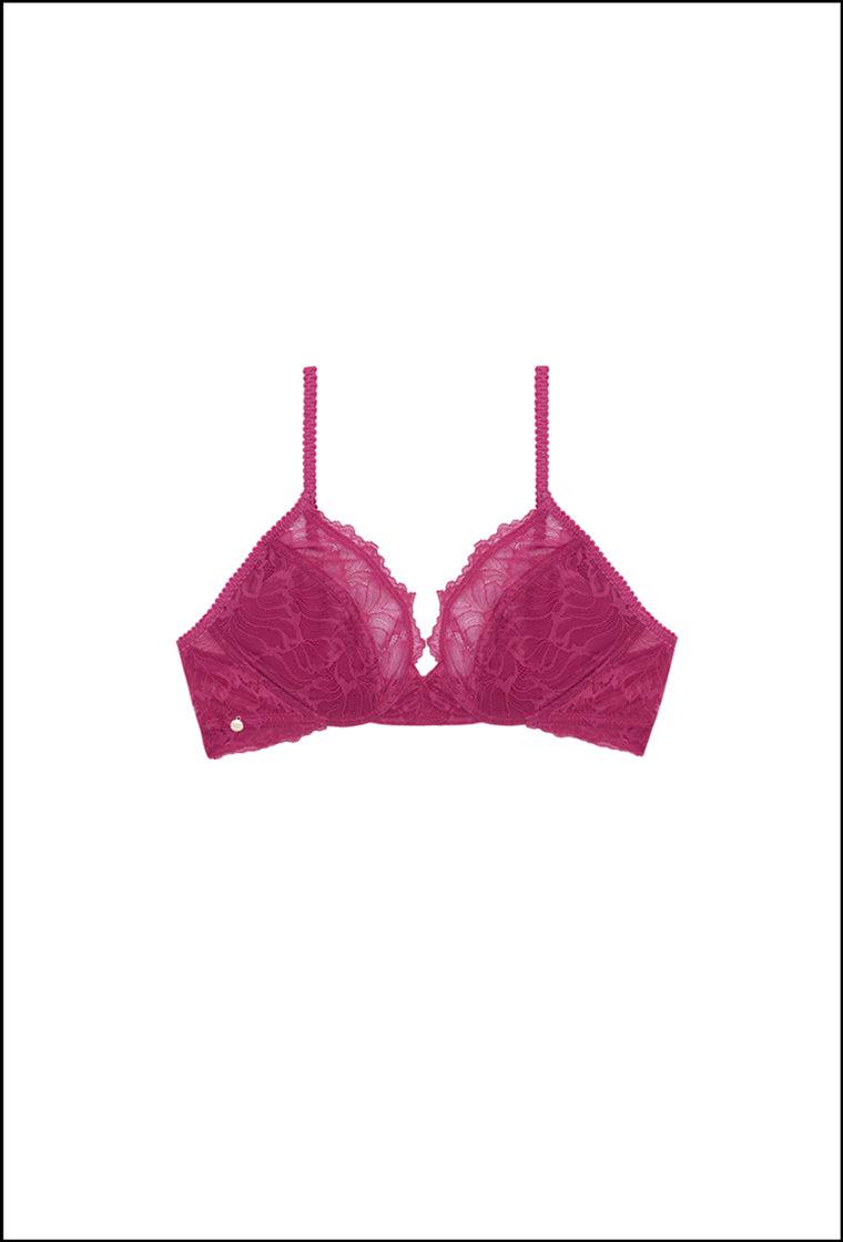 Bralette halter Airy - Sangria-Black Limba