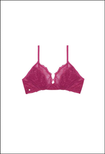 Bralette halter Airy - Sangria-Black Limba