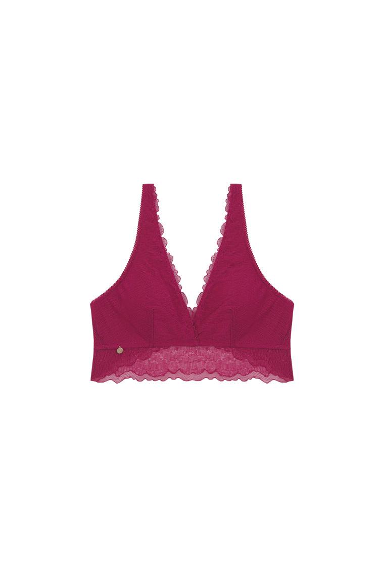 Bralette halter Atacama - Fucsia-Black Limba