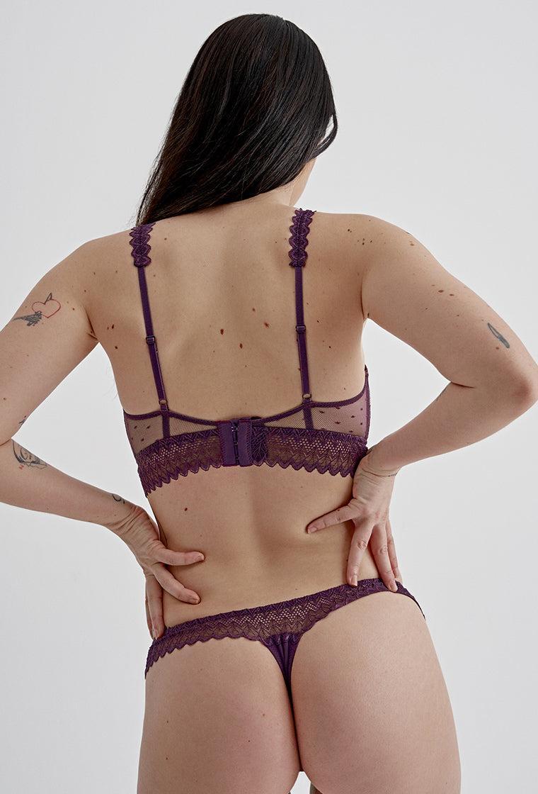 Bralette preformado Jade - Blackberry-Black Limba