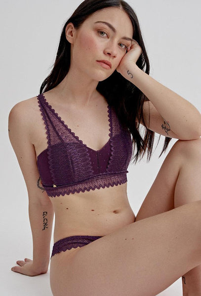 Bralette preformado Jade - Blackberry-Black Limba