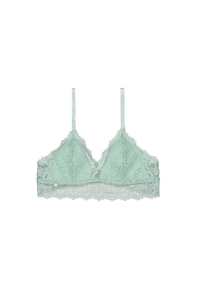 Bralette triangular Agatha - Green-Black Limba