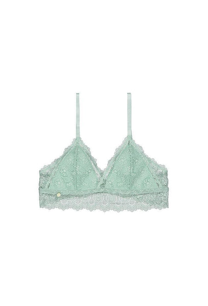Bralette triangular Agatha - Green-Black Limba
