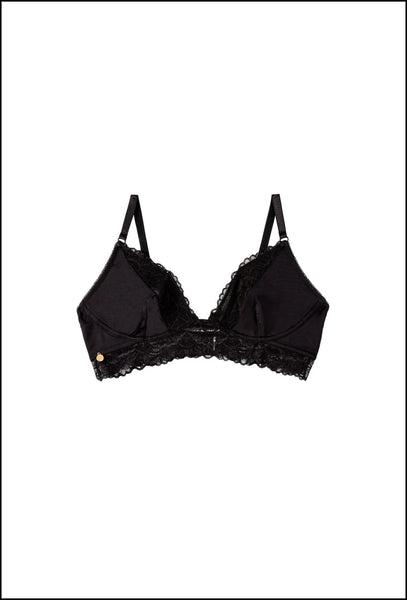 Bralette triangular Erie - Black-Black Limba