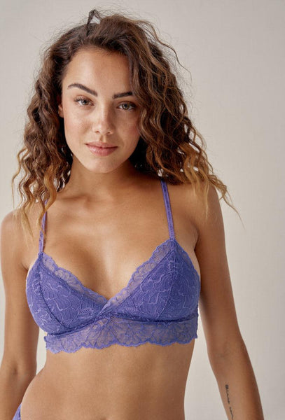 Bralette triangular Jolly - Very Peri-Black Limba