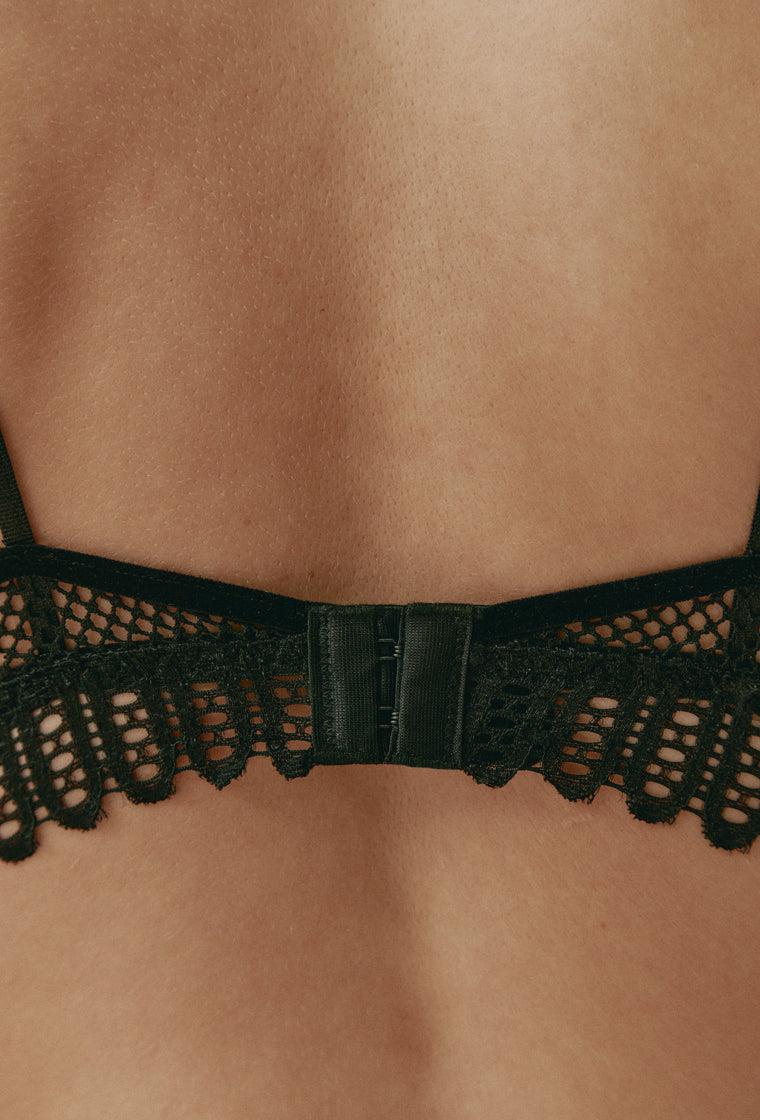 Bralette triangular Masaya - Black-Black Limba