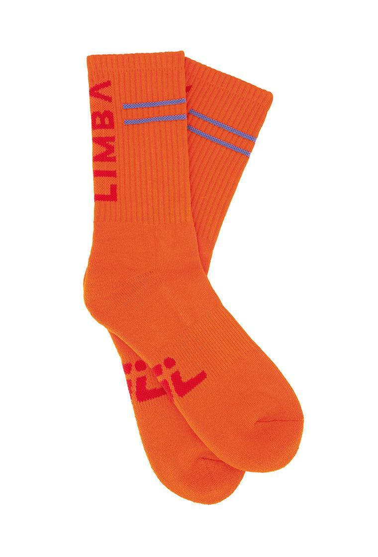 Calcetines largos Pace - Coral-Black Limba