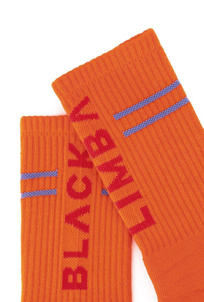 Calcetines largos Pace - Coral-Black Limba