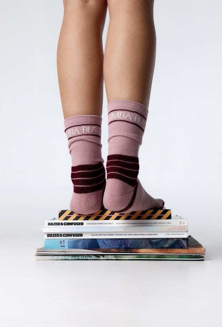 Calcetines largos Padma - Tulipwood-Black Limba