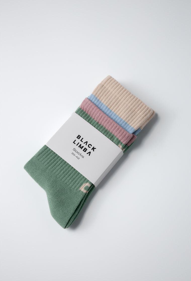 Calcetines largos Zafu - Green-Black Limba