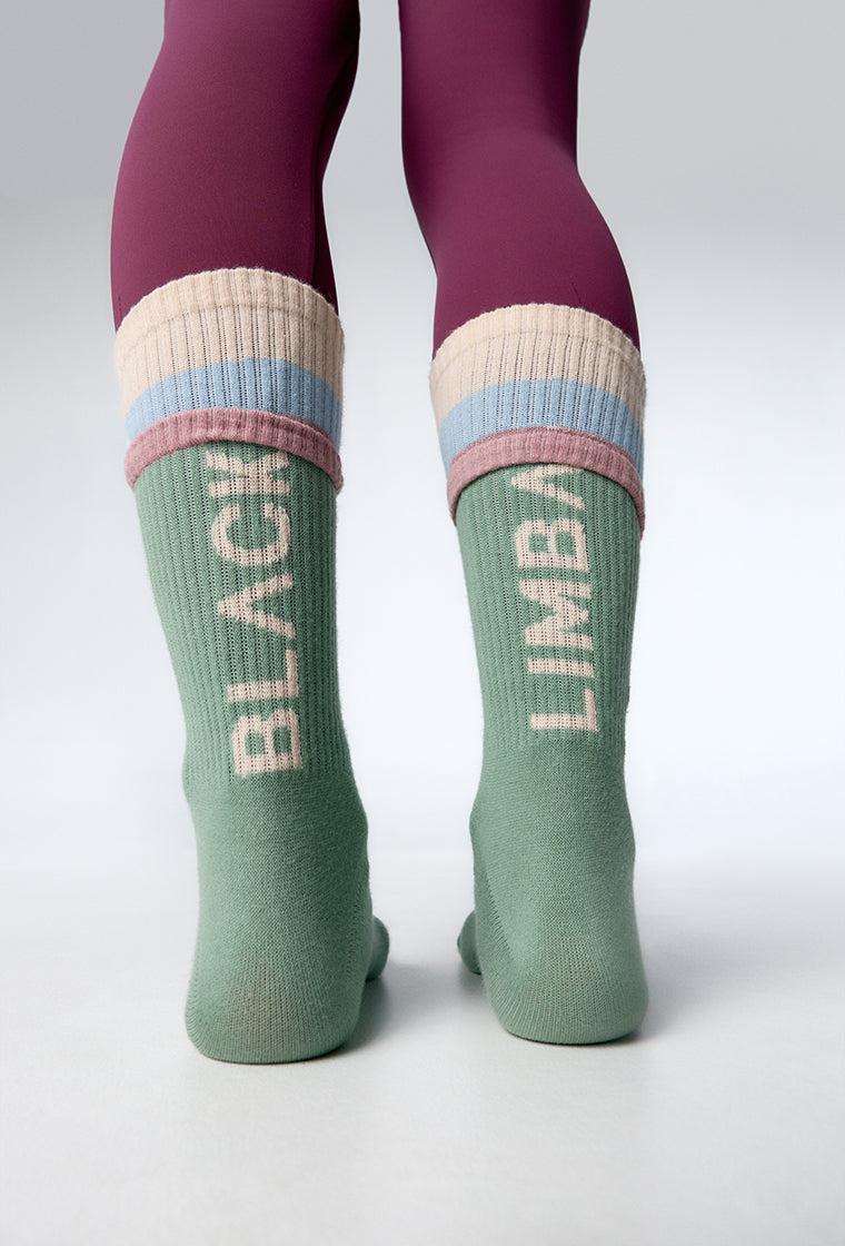 Calcetines largos Zafu - Green-Black Limba