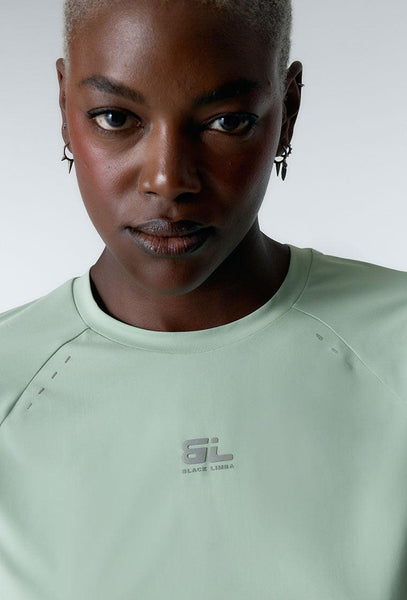 Camiseta deportiva Boost - Frosty Green-Black Limba