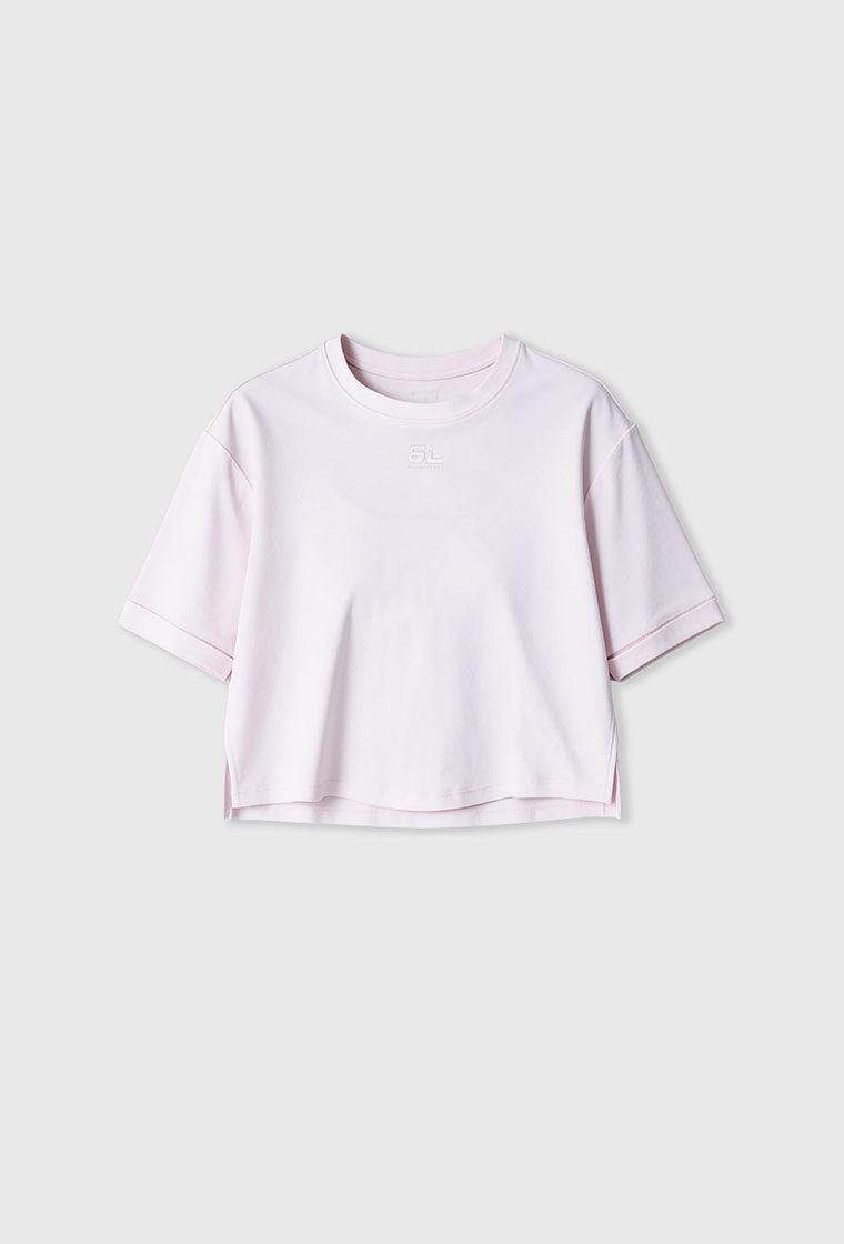 Camiseta deportiva Mist - Marshmallow-Black Limba