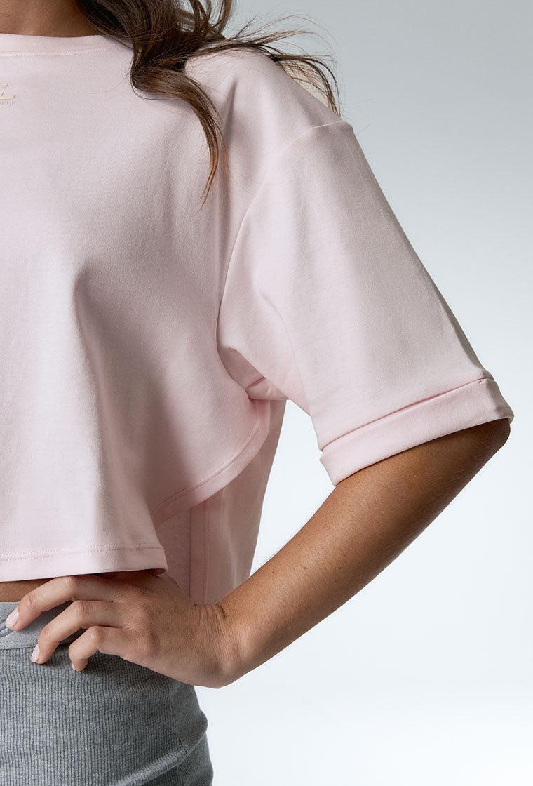 Camiseta deportiva Mist - Marshmallow-Black Limba