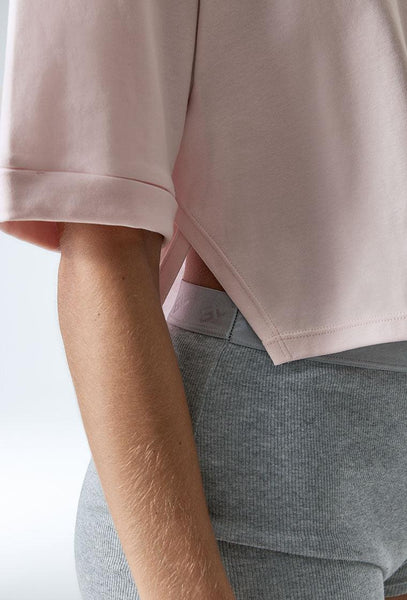 Camiseta deportiva Mist - Marshmallow-Black Limba